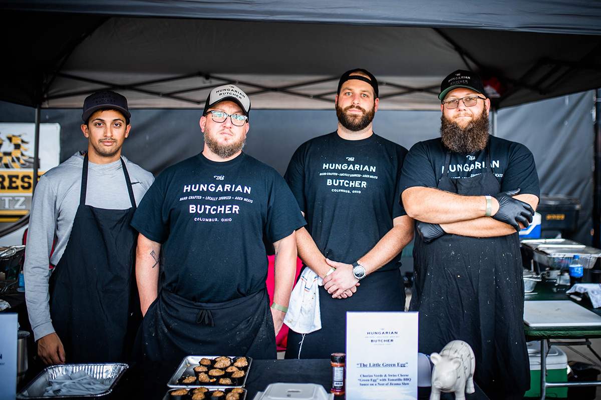 hungarian butcher grilling class at specialty gas house