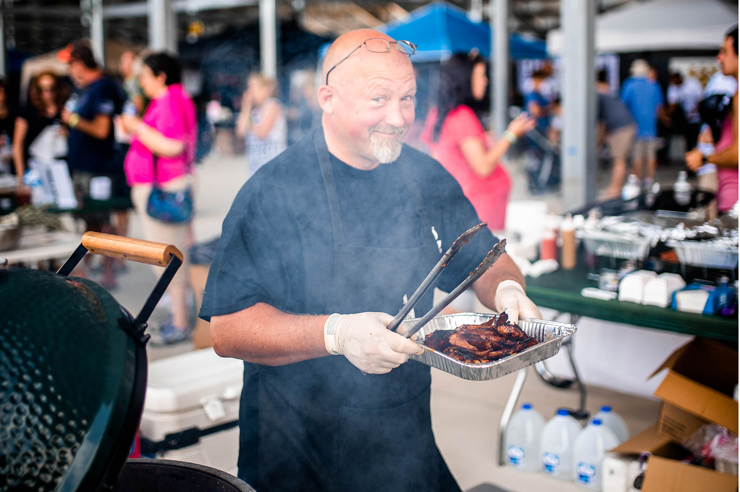 ohio eggfest cook team big green egg cooking competition wings fortress obetz