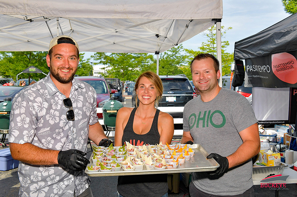 ohio eggfest cooking competition big green egg cook team fortress obetz