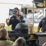 the bbq buddha big green egg cooking demo at the ohio eggfest at fortress obetz