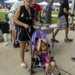 the ohio eggfest big green egg food festival and fundraiser family enjoying it