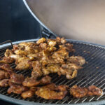 the ohio eggfest wings on the big green egg