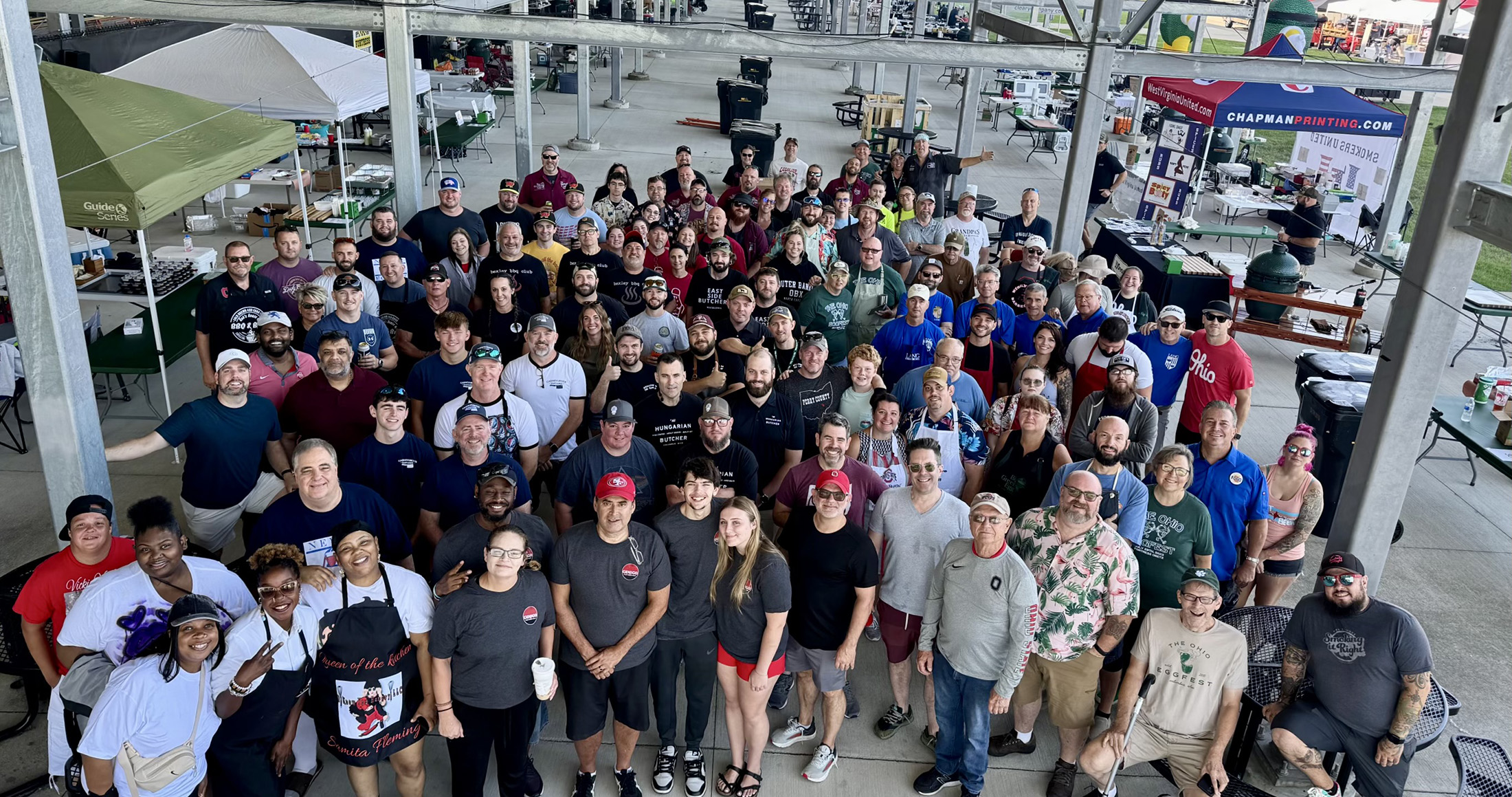 the ohio eggfest 2024 cook team pic bbq competition
