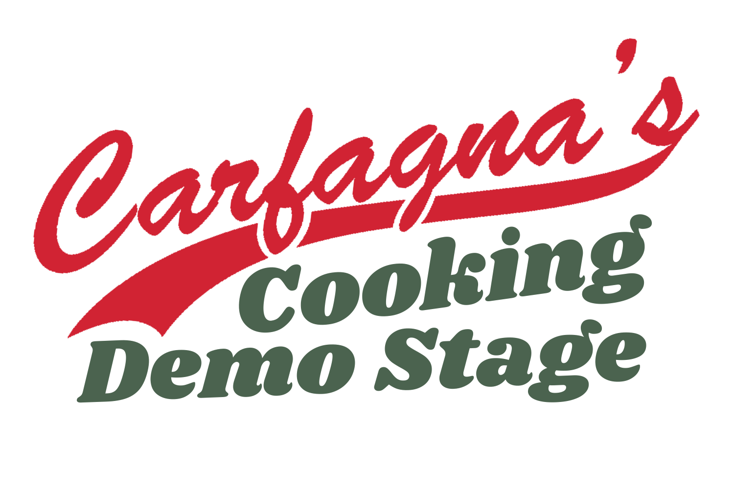 carfagnas italian market cooking demo stage at the ohio eggfest