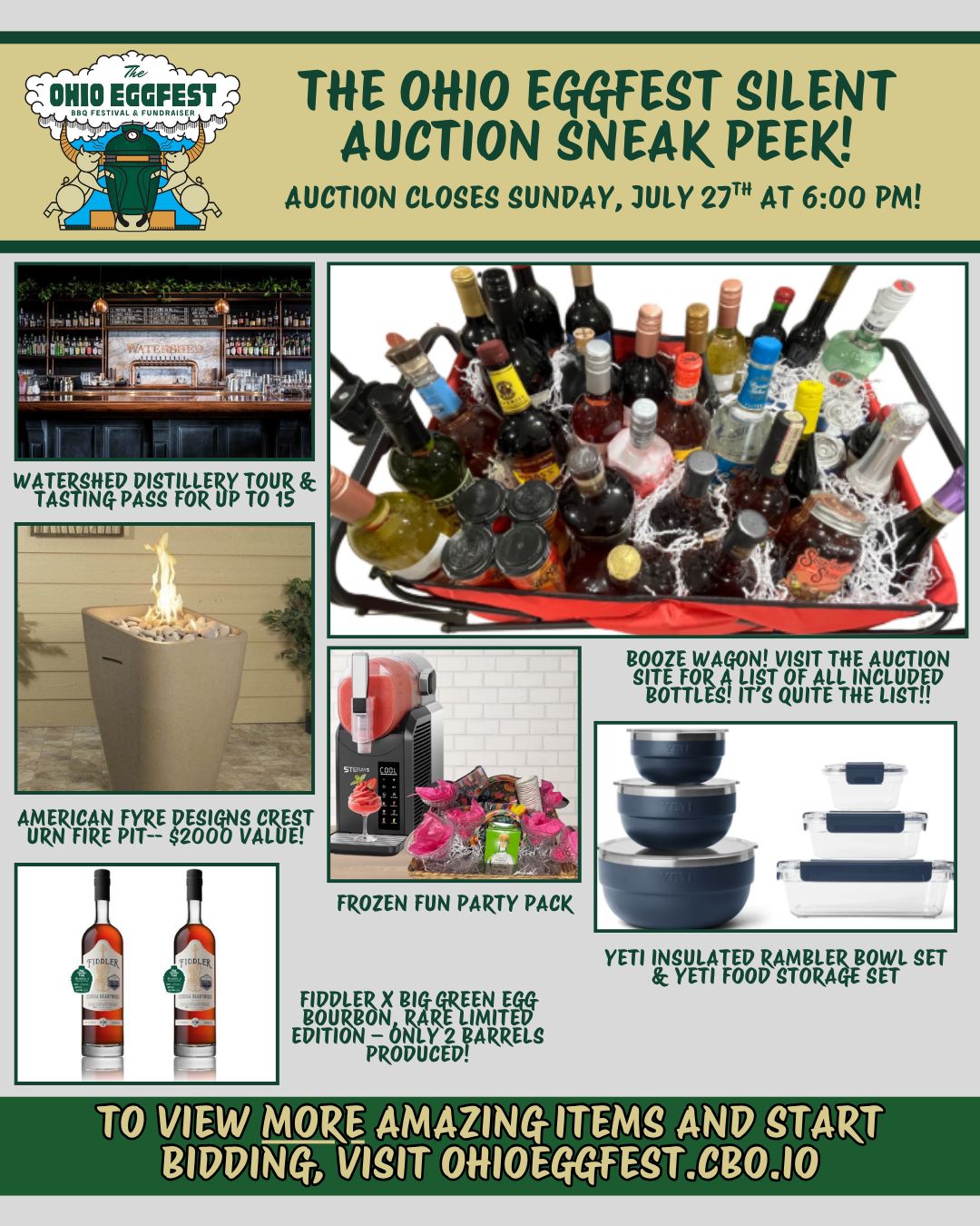 the ohio eggfest online silent auction buckeye cruise for cancer