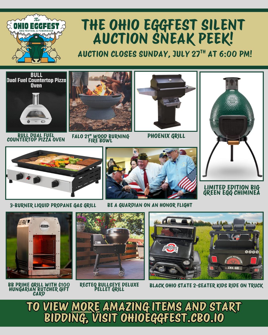 the ohio eggfest online silent auction buckeye cruise for cancer